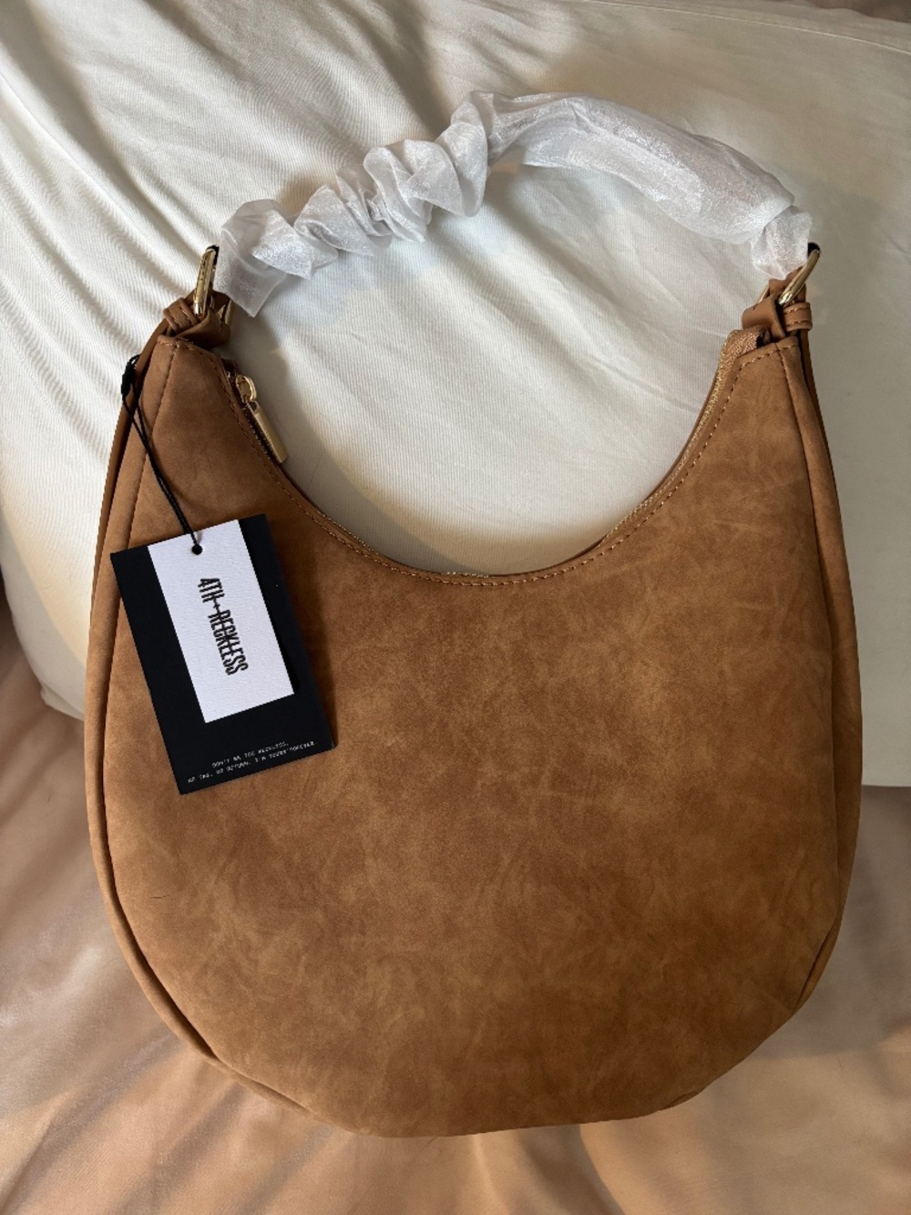 4th and Reckless faux suede bag